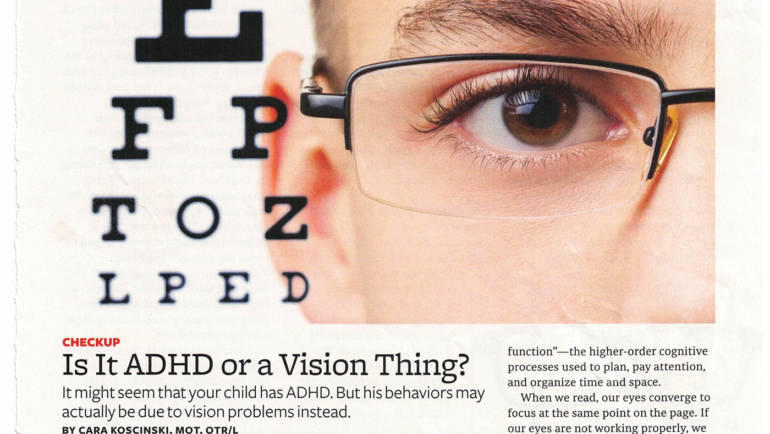 Is It ADHD or a Vision Thing?