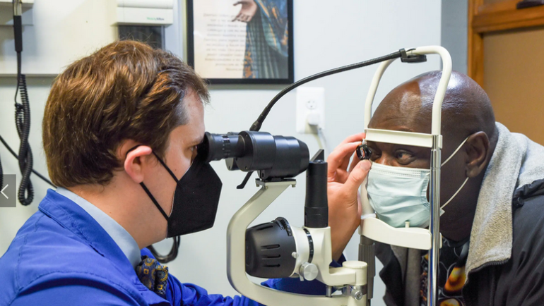 Catholic Charities free clinic sees a need for eye care